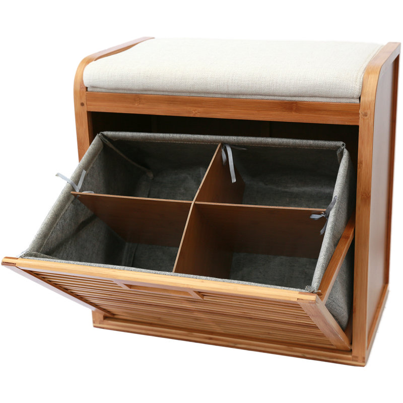 In This Space Moso Entryway Storage Ottoman Wayfair